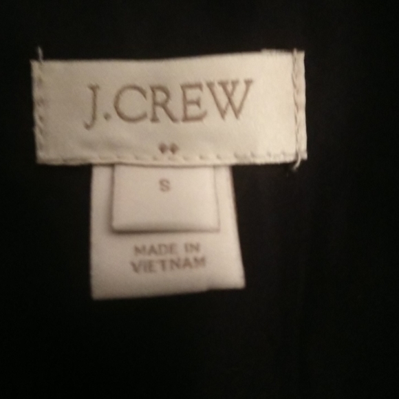 J. Crew Tan & Black Puffer Vest sz Small - Picture 2 of 8